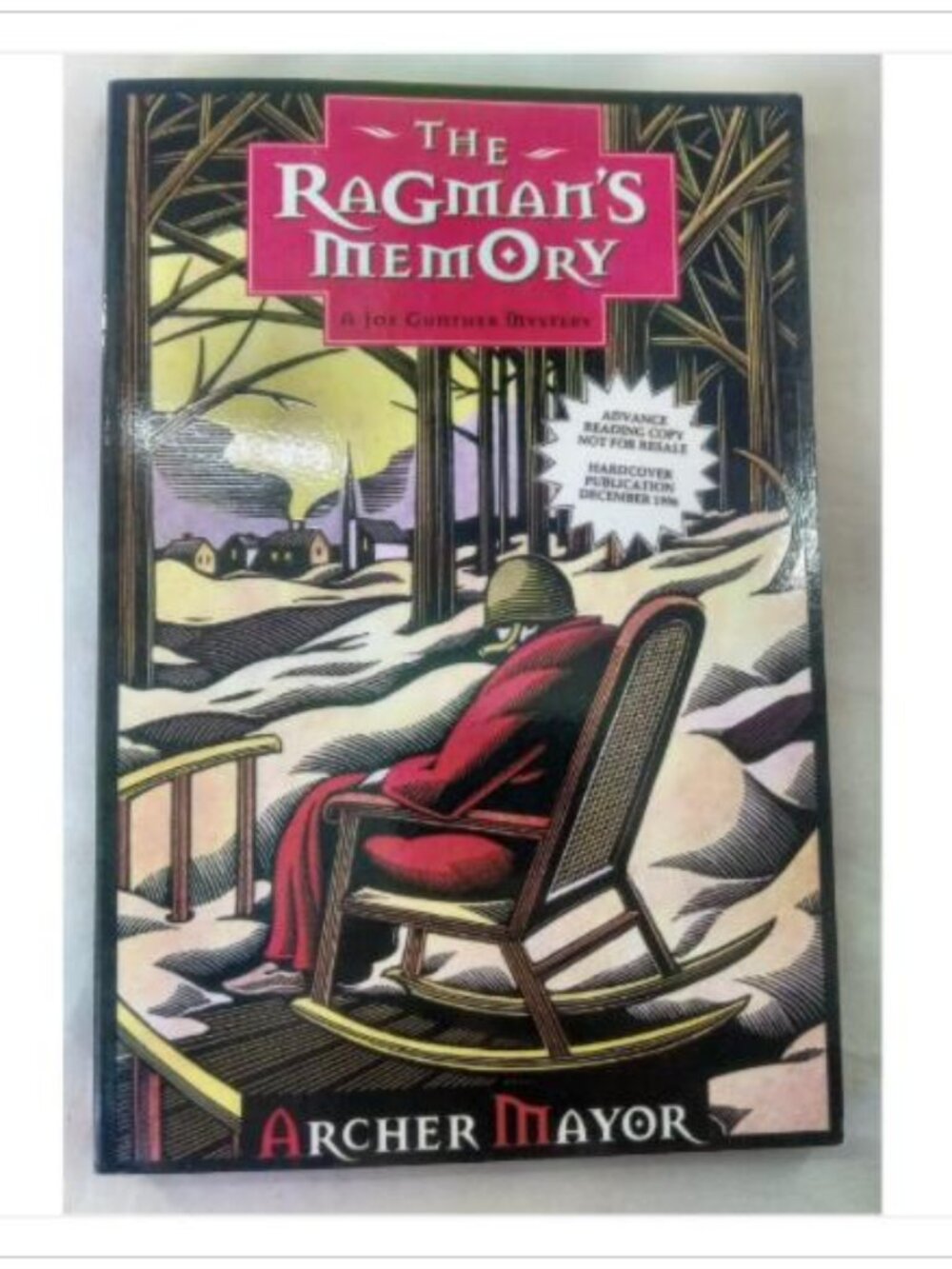 The Ragman's Memory A Joe Gunther Mystery ARC 1996